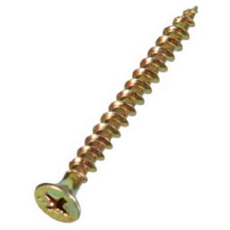 Hillman 6 x 1 in. Gold-Yellow Dichromate Multi-Use Screw, 100PK 744386